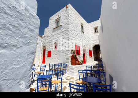 Amorgos Inselstadt - Kykladen - Griechenland - Europa Stockfoto