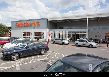 Sainsbury's Superstore, Nottingham Stockfoto