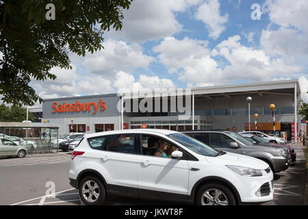 Sainsbury's Superstore, Nottingham Stockfoto