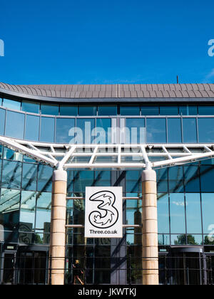 Drei britische Head Office, Maidenhead, Berkshire, England, UK, GB. Stockfoto