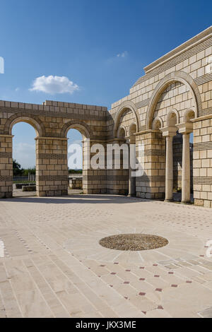 Die große Basilika in Pliska, Bulgarien Stockfoto