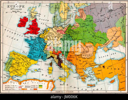 Karte von Schottland im 16. Jahrhundert Stockfotografie - Alamy