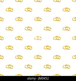 Trauringe-Muster Stock Vektor