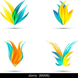 Satz von Symbol und Formen. Trendige Icons und Logos. Geschäft Zeichen, Symbole, Etiketten, Abzeichen, Rahmen und Grenzen Stock Vektor