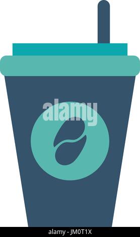 Kaffee trinken cartoon Stock Vektor