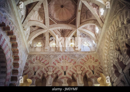 Der erstaunliche Mezquita, alten Moschee in Cordoba, Spanien Stockfoto
