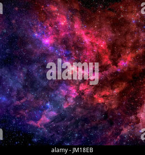 Schöne Nebel, Sterne und Galaxien. Elemente des Bildes von der NASA eingerichtet. Stockfoto
