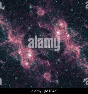 Geburt und Tod von Sternen. Elemente des Bildes von der NASA eingerichtet. Stockfoto