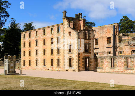 Die Strafanstalt auf historische Stätte Port Arthur (ehemaliger Sträfling Siedlung) auf der Tasman-Halbinsel in Tasmanien, Australien Stockfoto