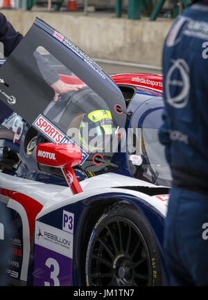 Fahrerwechsel 10 auf Silverstone Circuit, England Stockfoto