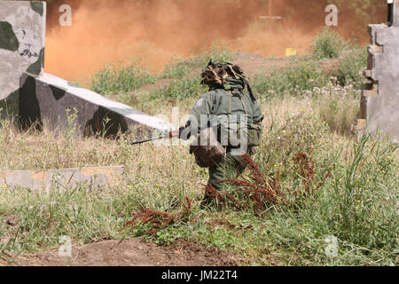 Hop Farm, Kent, UK. 25. Juli 2017. Krieg und Frieden Revival 2017 Credit: Theodore Liasi/Alamy Live-Nachrichten Stockfoto