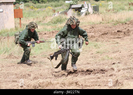 Hop Farm, Kent, UK. 25. Juli 2017. Krieg und Frieden Revival 2017 Credit: Theodore Liasi/Alamy Live-Nachrichten Stockfoto