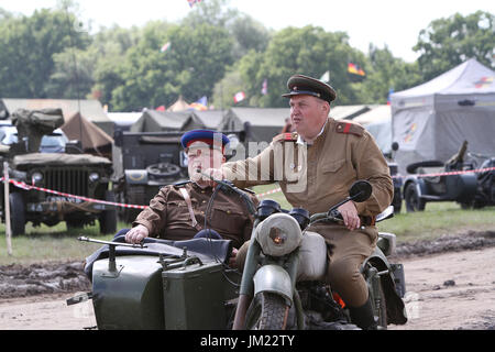 Hop Farm, Kent, UK. 25. Juli 2017. Krieg und Frieden Revival 2017 Credit: Theodore Liasi/Alamy Live-Nachrichten Stockfoto