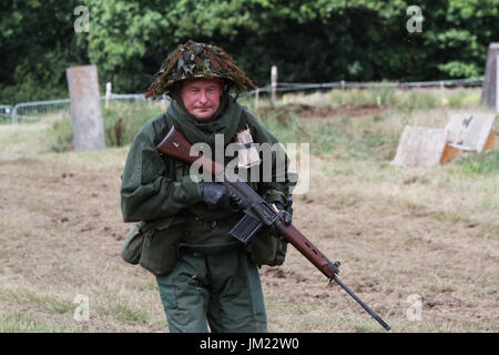 Hop Farm, Kent, UK. 25. Juli 2017. Krieg und Frieden Revival 2017 Credit: Theodore Liasi/Alamy Live-Nachrichten Stockfoto