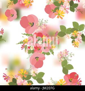 Vintage romantische Vektor der modischen Blumensträuße. Stock Vektor