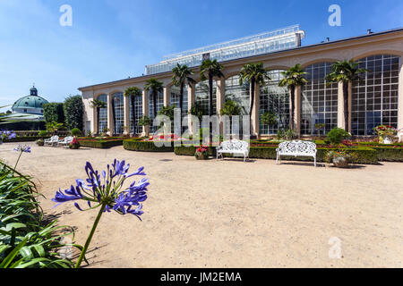 Gewächshaus in Pleasure Garden, Kromeriz Moravia, Tschechische Republik Stockfoto
