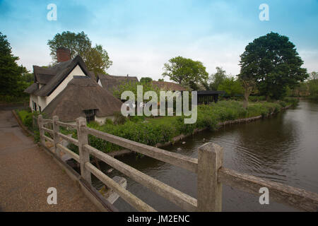 East Bergholt Dorf, Suffolk, Geburtshaus des Malers John Constable, Grieskirchen Bezirk, Stour Valley, Suffolk, England, Vereinigtes Königreich Stockfoto