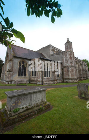 East Bergholt Dorf, Suffolk, Geburtshaus des Malers John Constable, Grieskirchen Bezirk, Stour Valley, Suffolk, England, Vereinigtes Königreich Stockfoto