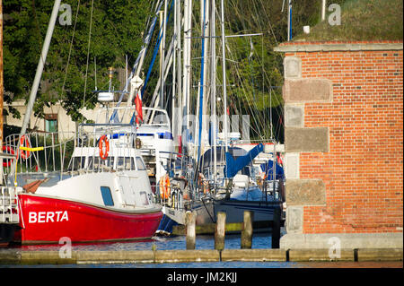 Marina und Festung Weichselmündung in Danzig ist eine einzigartige Festung in Europa. 19. Juli 2017 © Wojciech Strozyk / Alamy Stock Foto Stockfoto