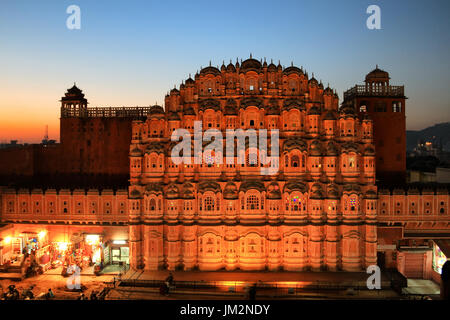 Hawa Mahal Palast in Jaipur Stockfoto