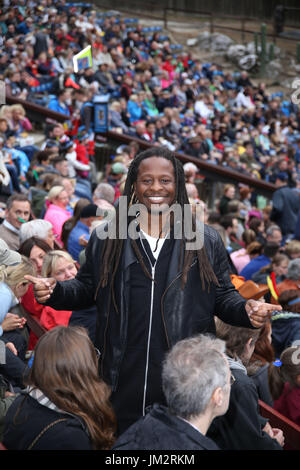 Karl May Festspiele mit "Old Surehand" Agata Stadium in Bad Segeberg mit: Mola Adebisi wo: Bad Segeberg, Deutschland bei: Kredit-25. Juni 2017: Becher/WENN.com Stockfoto