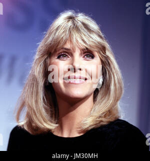 English litauische Schlagersängerin Lena Valaitis, Deutschland 1990er Jahre. Deutsche Litauische schlager Sängerin Lena Valaitis, Deutschland 90er Jahre. Stockfoto