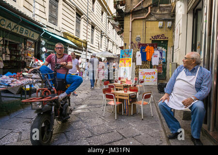 In der Vucciria Markt Bezirk Zentrum von Palermo, Sizilien. Stockfoto