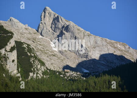 Ramsau, Deutschland - 8. Juni 2017 - schöne Hochkalter in deutschen Alpen Stockfoto