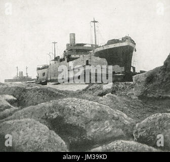 SS River Clyde laufen auf Grund, Gallipoli Stockfoto