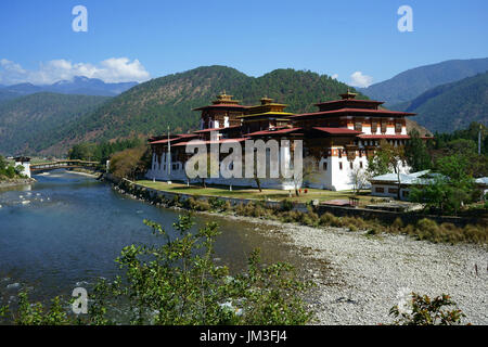 Punakha Dzong, Punakha Tal, Bhutan Stockfoto