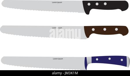 Gebäck-Messer Stock Vektor