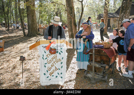 Tage des offenen Denkmals Leno im O'Leno State Park in Nordflorida. Stockfoto