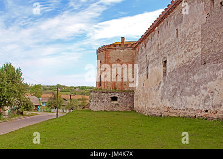 Medzhybizh Burg, Ukraine. Medzhybizh Wasserburg als Bollwerk gegen die osmanische Expansion im 1540 s Stockfoto