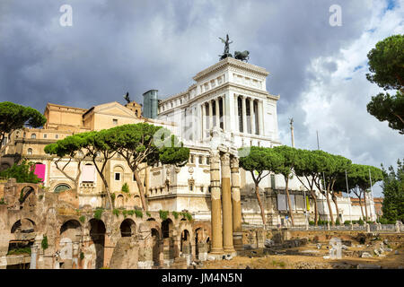 Ruinen des Forum Romanum in Rom. Italien