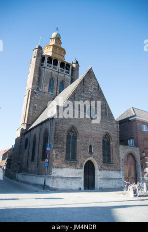 Die Kirche von Jerusalem (Jeruzalemkerk) in Brügge ist eine einzigartige Kapelle 1428 durch reiche Pilger vor kurzem aus Jerusalem zurückgekehrt Stockfoto