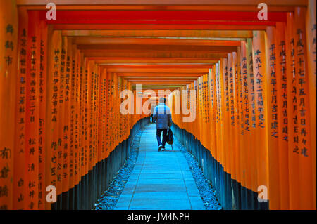 Kyoto, Japan - Fushimi Inari Schrein Stockfoto