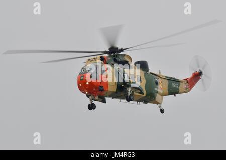 Belgische Luft Komponente Westland Sea King Mk48 Hubschrauber bei 2017 Royal International Air Tattoo 2017 Stockfoto