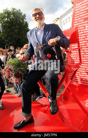 17. Juni 2017, tschechischer Schauspieler Jiri Bartoska Auszeichnung der Festival-Präsident beim Art Film Fest, Kosice, Slowakei. Stockfoto