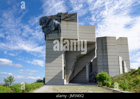 Denkmal-Gründer des bulgarischen Staates (1300 Jahre Bulgarien), Schumen, Bulgarien Stockfoto