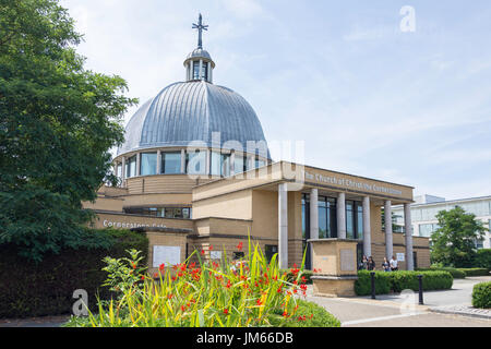 Kirche von Christus der Eckstein, sächsische Tor, Milton Keynes, Buckinghamshire, England, Vereinigtes Königreich Stockfoto