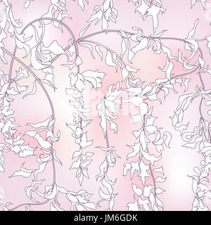 Florale nahtlose Muster. Blume Hintergrund. Gedeihen garten Textur Stockfoto