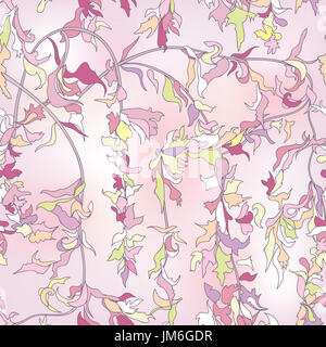 Florale nahtlose Muster. Blume Hintergrund. Gedeihen garten Textur Stockfoto