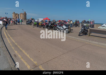 Withernsea Bike fest Stockfoto