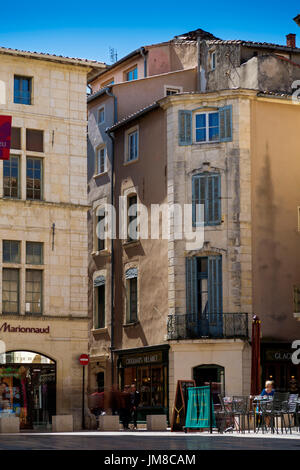 Platzieren Sie de l ' Horloge, Nimes, Gard, Occitanie, Frankreich Stockfoto