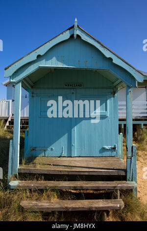 Bild zeigt: Strand Hütten am alten Hunstanton Norfolk © Julian Wyth. Alle Rechte vorbehalten. Keine unerlaubte Verwendung. Stockfoto