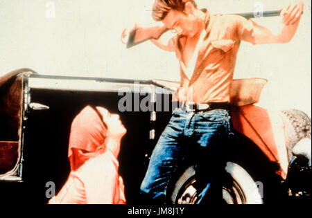 James Dean, Liz Taylor, Riese, 1956 Stockfoto