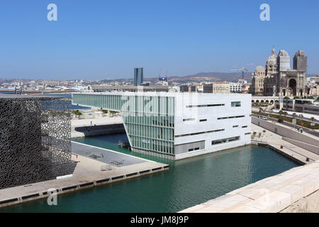 Villa Méditerranée Marseille Stockfoto