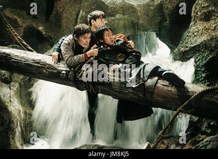 Sean Astin, Corey Feldman, Jonathan Ke Quan, die Goonies, 1985 Stockfoto