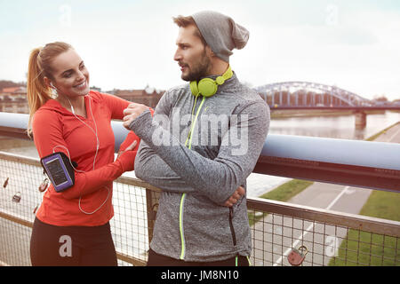 Unsere eigenen Trainingsplan erstellen Stockfoto