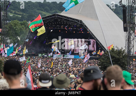 Glastonbury Festival 2017 - Tag 4 Mitwirkende: Craig David wo: Somerset, Vereinigtes Königreich bei: 24. Juni 2017 Credit: WENN.com Stockfoto